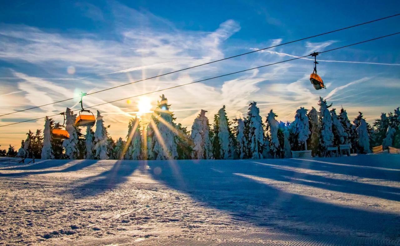 Meadows Apartments Klinovec Лоучна-под-Клиновцем Экстерьер фото